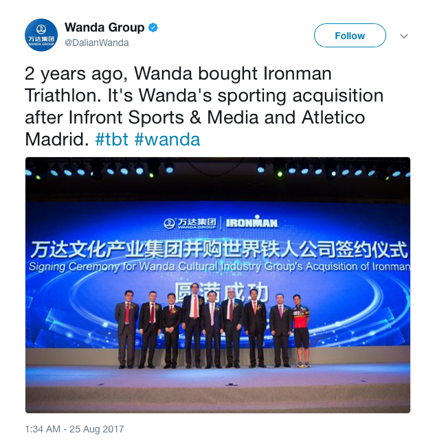 Wanda Group Twitter